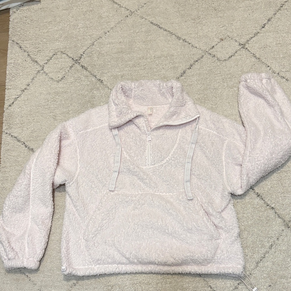 Free People Cozy Soft Pink Pullover